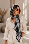 Floral Patterned Multi-Purpose Shawl Scarf Foulard Pareo – Women's Shawl - 2