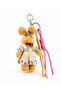 Pink Bag Charm and Keychain with Plush Rabbit Figure - 3