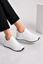 Women's White Sneaker Casual Sports Shoes Comfortable Lightweight Lace-Up Stylish Casual Daily Walking Model - 4
