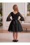 Girl's Tulle Lace Evening Dress - 3