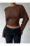 Crew Neck Long Sleeve Viscose Fabric Usa Trends Blouse -Do987676 - 6