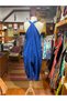 Blue Color Pocket Detailed Bohemian Italian Linen Shalwar Jumpsuit - 6