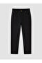 Ozmarka New Season Black Plus Size Slim Fit Women's Jean Trousers - 3