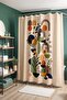 Mixed Bohemian Icons Patterned Shower Curtain, Bathtub Curtain 175X200Cm - 4