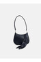 Leather Look Women's Shoulder Bag with Scarf Accessory