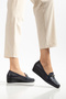 Genuine Leather Wedge Heel Comfort Women's Shoes in Sizes 33-34-35 and up to Size 41-42 - 3