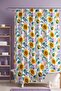 Sunflower Patterned Shower Curtain, Bathtub Curtain 175X200Cm