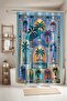 Palm Trees in a Pot Patterned Shower Curtain, Bathtub Curtain 175X200Cm