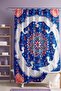 Frame Birds Patterned Shower Curtain, Bathtub Curtain 175X200Cm - 2
