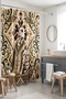 Green Poodle Dalmatian Dog Patterned Shower Curtain, Bathtub Curtain 175X200Cm - 5