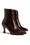 Ravenna Brown Pointed Toe Women's Heeled Boots - 5