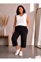Large size lycra viscose combed fabric comfortable cut capri - 3