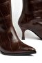 Salerno Brown Pointed Toe Women's Heeled Boots - 3