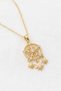 Snowflake Model Star Motif Zircon Stone Steel Women's Necklace - 4