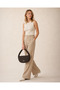 Quilted Parachute Fabric Shoulder Bag, Hand and Shoulder Bag, Quilted Shoulder Bag - 5