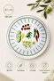 Set of 2 Porcelain Vegetable Patterned Breakfast Serving Plates 26 cm Olive Tomato Cucumber Pepper Motif Serving Plate - 5
