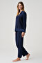 Pajama Tops - Multicolor - Plain - 3