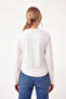 Women's Crew Neck Long Sleeve Basic Blouse Relaxed Fit Casual Top - 7