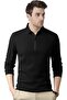 Iboolger Regular Fit Cotton Fabric Button Collar Placket Closure Men's T-Shirts