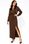 Above-The-Knee Slit Pencil Skirt with Drawstring Puerto Rican Fabric Long Maxi Pencil Skirt for Office and Special Occasions