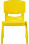 Cosmoblast Preschool Kindergarten Stackable Correct Sitting Posture Chair Plastic Colorful Chair - 3