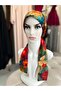 Scarf Bonnet Cotton Fabric Does Not Slip, Ready to Wear, Has a Tie at the Back - 4