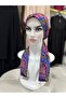 Scarf Bonnet Cotton Hoop Fabric Does Not Slip - 2