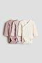 3-pack wrapover bodysuits
