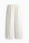 Loose Fit Wide linen trousers - 5