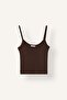 Fitted U-Neck Ribbed Camisole Undershirt I2410Ax26Au