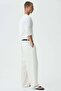 Loose Fit Wide linen trousers - 4