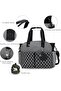 Large Capacity Diaper Bag with Pacifier Case and Changing Mat Multi-Functional Crossbody Design for Convenience by Lam - 7