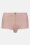 Women 3 Pcs Textured Lace BoyShort, Multicolor - 3