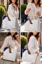 Women's Hand and Shoulder Bag with Scarf Detail, Casual Stylish Large Size Shoulder Bag - 6