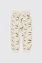 Baby Boy Ribbed Ecru Sweatpants - 2