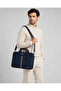Navy Blue Laptop Bag 15.6 Inch Compatible Shoulder Strap Document and Computer Bag 26058 - 3
