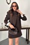 Brown double buttoned jacket