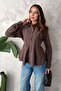 Brown Striped Shirt