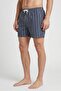 Men Stripe Board Shorts, Midnight Navy - 3