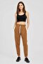 Boss x Alica Schmidt Women Regular Fit Colorblock Sweatpants, Brown - 2