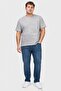 Men Crew Neck Short Sleeve Stripe T-Shirt, Multicolor - 2