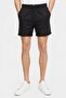 Men Solid Chino Shorts, Black