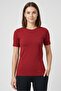 Women Sportswear Fit Short Sleeve Training T-Shirt, Rust
