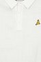 Men Regular Fit Embroidered Logo Long Sleeve Polo Shirt, Off White - 5