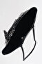 Scarf Detailed Shoulder Bag Black - 7