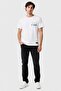 Men Crew Neck Short Sleeve Graphic Print T-Shirt, White - 2