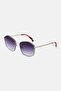 Women LJ157S Geometric Sunglasses, Silver - 3