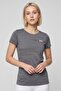 Women Loose Fit Short Sleeve Training T-Shirt, Grey