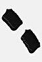Toddlers Boy 20 Pairs Brand Logo Ankle Socks, Black