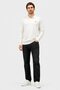 Men Regular Fit Embroidered Logo Long Sleeve Polo Shirt, Off White - 2